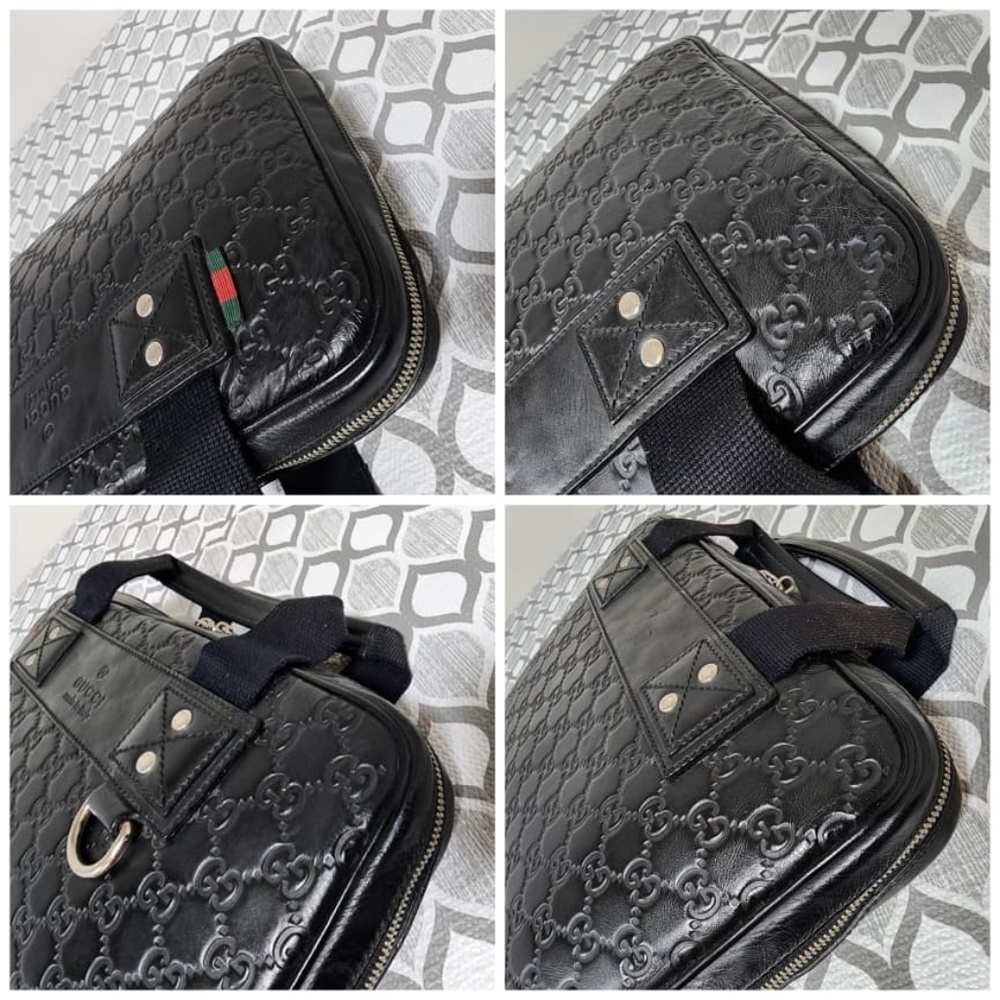 Authentic GUCCI Rubber Guccissima Compact Computer Case Black - Picture 6 of 15